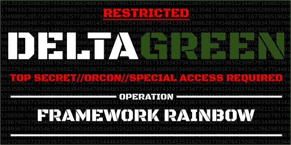 DeltaGreen Framework Rainbow